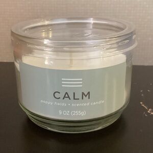 New Calm Candle Poppy Fields Scent 9 oz